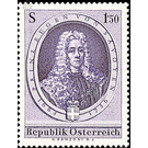 300th birthday  - Austria / II. Republic of Austria 1963 - 1.50 Shilling