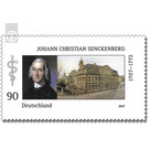 300th birthday of Johann Christian Senckenberg  - Germany / Federal Republic of Germany 2007 - 90 Euro Cent