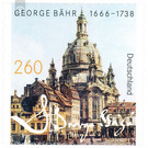 350th birthday of Georg Bähr - self-adhesive  - Germany / Federal Republic of Germany 2016 - (10×2,60)