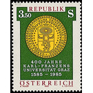 400 years  - Austria / II. Republic of Austria 1985 - 3.50 Shilling