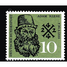 400th anniversary of Adam Riese's death  - Germany / Federal Republic of Germany 1959 - 10