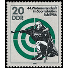 44th World Championships in Shooting 1986, Suhl  - Germany / German Democratic Republic 1986 - 20 Pfennig