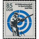 44th World Championships in Shooting 1986, Suhl  - Germany / German Democratic Republic 1986 - 85 Pfennig
