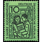 5 years youth consecration  - Germany / German Democratic Republic 1959 - 10 Pfennig