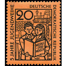 5 years youth consecration  - Germany / German Democratic Republic 1959 - 20 Pfennig