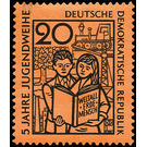 5 years youth consecration  - Germany / German Democratic Republic 1959 - 20 Pfennig
