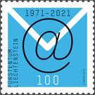 50 Jahre E-Mail - Liechtenstein 2021 - 100 Rappen