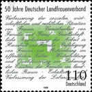50 years German Rural Women's Association  - Germany / Federal Republic of Germany 1998 - 110 Pfennig