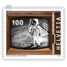 50 years manned moon landing  - Switzerland 2019 - 100 Rappen