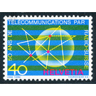 50 years of telecommunications  - Switzerland 1971 - 40 Rappen