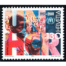 50 years refugee commissariat  - Switzerland 2001 - 130 Rappen