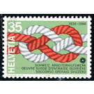 50 years  - Switzerland 1986 - 35 Rappen