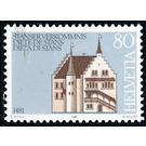 500 years  - Switzerland 1981 - 80 Rappen