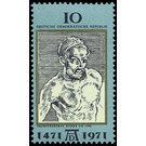 500th birthday of Albrecht Dürer  - Germany / German Democratic Republic 1971 - 10 Pfennig