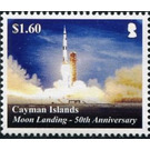 50th Anniversary of Moon Landing - Caribbean / Cayman Islands 2019 - 1.60