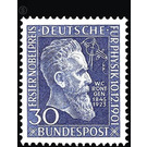 50th anniversary of the award of the Nobel Prize to Wilhelm Röntgen  - Germany / Federal Republic of Germany 1951 - 30 Pfennig