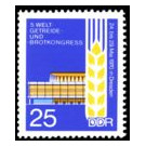 5th World Crop and Bread Congress, Dresden 1970  - Germany / German Democratic Republic 1970 - 25 Pfennig