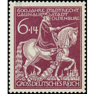 600th anniversary of the granting of city rights to Oldenburg - Germany / Deutsches Reich 1945 - 6 Reichspfennig