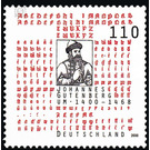 600th birthday of Johannes Gutenberg  - Germany / Federal Republic of Germany 2000 - 110 Pfennig