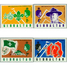 60th Anniversary of the GIbraltar Scout Association - Gibraltar 1968 Set