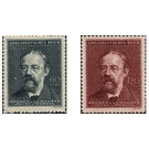 60th death of Friedrich Smetana - Germany / Old German States / Bohemia and Moravia 1944 Set