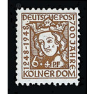 700th anniversary  - Germany / Western occupation zones / American zone 1948 - 6 Pfennig