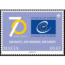 70th Anniversary Council of Europe - Malta 2019 - 0.63