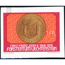 70th Birthday  - Liechtenstein 1976 - 100 Rappen