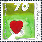 75 years  - Liechtenstein 1999 - 70 Rappen