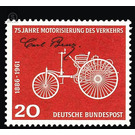 75 years motorization of Traffic - Germany / Federal Republic of Germany 1961 - 20 Pfennig