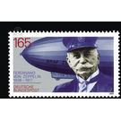 75th anniversary of death of Ferdinand Graf von Zeppelin  - Germany / Federal Republic of Germany 1992 - 165 Pfennig