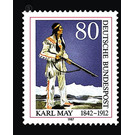 75th anniversary of death of Karl May  - Germany / Federal Republic of Germany 1987 - 80 Pfennig