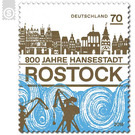 800 years hanseatic city of rostock  - Germany / Federal Republic of Germany 2018 - 70 Euro Cent