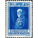 80th birthday  - Liechtenstein 1933 - 30 Rappen