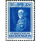 80th birthday  - Liechtenstein 1933 - 30 Rappen