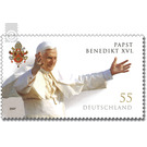 80th birthday of Pope Benedikt XVI.  - Germany / Federal Republic of Germany 2007 - 55 Euro Cent