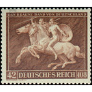 8th race for The Brown Band in Munich-Riem  - Germany / Deutsches Reich 1941 - 42 Reichspfennig