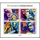 95th Anniversary of the Birth of Marilyn Monroe - Central Africa / Sao Tome and Principe 2021