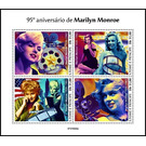 95th Anniversary of the Birth of Marilyn Monroe - Central Africa / Sao Tome and Principe 2021