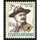 A. B. Svojsik (1876-1938), Czech Scouting Founder - Czechoslovakia 1991 - 3