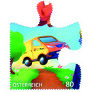A letter's journey (3) - Series: comic stamps jigsaw  - Austria / II. Republic of Austria 2019 - 80 Euro Cent
