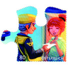 A letter's journey (4) - Series: comic stamps jigsaw  - Austria / II. Republic of Austria 2019 - 80 Euro Cent