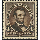 Abraham Lincoln (1809-1865), 16th President of the U.S.A. - United States of America 1890