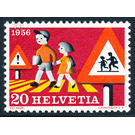accident prevention  - Switzerland 1956 - 20 Rappen