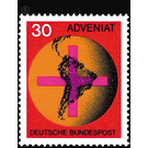 Adveniat - Catholic Relief Action for the Church in Latin America 1967  - Germany / Federal Republic of Germany 1967 - 30 Pfennig
