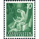 Agriculture work  - Liechtenstein 1951 - 10 Rappen