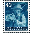 Agriculture work  - Liechtenstein 1951 - 40 Rappen