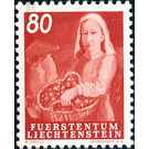 Agriculture work  - Liechtenstein 1951 - 80 Rappen