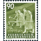 Agriculture work  - Liechtenstein 1951 - 90 Rappen