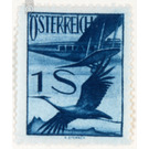 Airmail stamp  - Austria / I. Republic of Austria 1925 - 1 Shilling